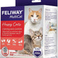 FELIWAY MultiCat 30 Day Cat Calming Plug In Pheromone Diffuser Starter Kit, 48ml - Helps Reduce Conflicts and Signs of Tension in Multi-Cat Households