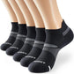 MONFOOT Men's/Women's 3-10 Pairs Silky Dry Athletic Cushion Ankle Socks, Multipack