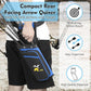 SUNYA X510 Field & Competition Hip Arrow Quiver | 3-Slot Noise-Free Archery Quiver with Sturdy Storage System (42x18cm)