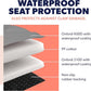 Active Pets Dog Car Seat Cover, Waterproof Front Seat Protector for SUV Truck Sedan, Pet Safety Travel Comfort System with Universal Fit, Grey