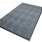 M+A Matting WaterHog Diamond | Commercial-Grade Entrance Mat with Rubber Border – Indoor/Outdoor, Quick Drying, Stain Resistant Door Mat (Bluestone, 4' x 8')