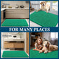 OLANLY Dog Door Mat for Muddy Paws 30x20, Absorbs Moisture and Dirt, Absorbent Non-Slip Washable Doormat, Quick Dry Chenille Mud Mat, Entry Indoor Entryway Carpet for Inside Floor, Emerald Green