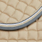 HORZE Adepto Quilted Quick-Dry Dressage Saddle Pad for Horses with Two-Tone Trim