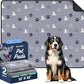 Washable Pee Pads for Dogs Mat, 2 Pack Absorbent Reusable Training Dog Pads Pet Puppy Pads, Non-Slip Potty Pads for Whelping, Playpen, Crate, Bed, Grey 32"x52"