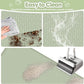 Cat Litter Mat, Extra Large 40" x 28" Silicone Mat Litter Trapping Mat for Scatter Control, Soft on Kitty Paws, Easy to Clean (Green)