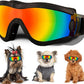 Small Dog Sunglasses with Adjustable Strap UV Protection, Winproof Puppy Sunglasses, Suitable for Dogs Eyes Protection，Soft Dog Goggles
