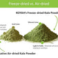 KOYAH - Organic USA Kale Powder (Equivalent to 30 Cups Fresh): Freeze-dried, Whole-Leaf Powder