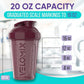 '-6 PACK- Shaker Cups for Protein Shakes 20 oz - 6x Wire Whisk | Leak Proof Protein Shaker Bottle for Protein Shakes, Shaker Bottle Pack for Pre & Post Workout, Shaker Cup (Mood Tones)