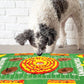 NFL Kansas City Chiefs Dog Snuffle Mat – Interactive Pet Slow Feeder, Football Field Design Food Puzzle Toy for Dogs & Cats, Foraging Activity Mat for Smarter Feeding