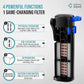 20 Gallon Fish Tank Filter up to 55 Gallons | Quiet Fish Tank Filter | Crystal Clear Water | Turtle Tank Filter | Submersible Aquarium Filter, Filter for Fish Tank, 50 Gallon Fish Tank Filter