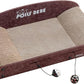 Poils Bebe 21 Inch Sofa Cat Scratcher, Small Cat Scratcher Cardboard with Bell Balls, Durable Couch Lounger for Indoor Cats, Cat Scratch Furniture Protector with Catnip, Cat Toys