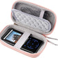 MP3 & MP4 Player Case for SOULCKER/G.G.Martinsen/Grtdhx/iPod Nano/Sandisk Music Player/Sony NW-A45 and Other Music Players with Bluetooth. Fit for Earbuds, USB Cable, Memory Card - Rose Gold