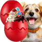 Aliceset 2 Pack Durable Freezable Dog Chew Toys for Aggressive Chewers Interactive Treat Dispensing Puzzle Toy for Large & XL Dogs Keeps Cool & Busy (Red)