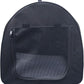 Fabric Portable Pet Kennel/Shelter, Single, Black 20"x20"x19.5" - Car Seat-Belt Fixture Included