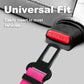 Plutus Pet Dog Seat Belt for Car, Adjustable Dog Car Harness with Carabiner Clip, Reflective Safety Dog Seatbelt Leash with Elastic Bungee, Hot Pink