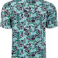 TAPULCO Mens Quick Dry Polo Shirts Camouflage Pattern Performance Athletic Lightweight Breathable Casual Golf Tshirts