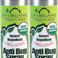 US Organic Mosquito Repellent Anti Bug Outdoor Pump Sprays, USDA Certification, Cruelty Free, Proven Results by Lab Testing, Deet-Free (4 oz - Value 2 Pack)