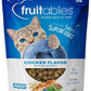 Fruitables Cat Treats Crunchy Cat Treats Packed with Protein Healthy Low Calorie Free of Wheat, Corn and Soy Made with Real Chicken and Blueberry 30 Ounces