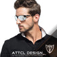ATTCL Men's Sports Polarized Sunglasses Men for Driving running Fishing Golf - UV Protection Sun glasses Metal Frame
