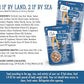 Weruva Cats in The Kitchen, 1 if by Land, 2 if by Sea with Tuna, Beef & Salmon in Gravy Cat Food, 3oz Pouch (Pack of 12)