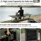ONETIGRIS SUPRANUBIS Camping Cot, Height Adjustable with Cot Leg Extenders, Strong Support 330lbs, Lightweight Comfortable Folding Bed for Camping, Hiking, Travel, Truck, Beach, Office Nap