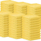 Avalon Towels Terry Bar Mop Towels (Value Pack of 60) Size 14"x17" – Absorbent and Durable, Multipurpose Cleaning Rags, Cotton Cleaning Cloths, Terry Cloth Rags, Reusable Shop Rag (Yellow)