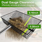 12inch Large Chicken Poop Scooper，2 Widths of Slots Litter Sifting Shovel （23 to 66"），Chicken Coop Litter Scoop with Stainless Steel Handle, 4 in 1 Multifunctional Heavy Duty Chicken Coop Accessories