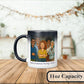 Personalized Coffee Mug, Custom Photo Caricature Gift, Funny Customized Coffee Gift for Men & Women, Custom Mugs with Pictures, Color Changing 11oz Father's Day Mug