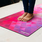 YOGA DESIGN LAB | The Combo Yoga Mat | 2-in-1 Mat+Towel | Eco Luxury | Ideal for Hot Yoga, Power, Bikram, Ashtanga, Sweat | Studio Quality | Includes Carrying Strap!