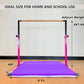 4FT/5FT Gymnastic Bar Set Gymnastics Horizontal Bar Gymnastics Kip Bar for Kids Home Use