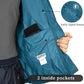 33,000ft Packable Rain Jacket Men's Lightweight Waterproof Rain Shell Jacket Raincoat with Hood for Golf Cycling Windbreaker
