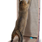Cat Scratcher with Cat Toys Ball Track, Build-in Ball, L-Shaped Scratcher, Cardboard Lounge Bed, Stable and Durable, Furniture Protector, Reversible
