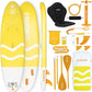 Inflatable Paddle Board for Adults with Accessories Included, Oar, Fins, Pump. Stand Up Paddleboard Great Stability and Resistance. 10’ x 33" x 5.9", Maximum Load 286 lb