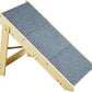 VEVOR Wood Pet Stairs/Pet Steps, 2-in-1 Foldable Wooden Dog Stair for Beds, Sofa and Cars, Dog Stairs & Ramp with 3 Steps for Small Medium Large Pet, up to 150 lbs