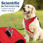 Funfox Dog Harness No Pull, Adjustable Pet Vest Harness, Super Soft Material with Vertical Handle Easy Control, Reflective Night Walking, 2 Leash Clips for Large Dogs, Red, L