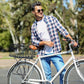 Aodaer Bike Basket with Removable Liner Bag Cargo Net Large Folding Bike Basket Quick Release Metal Ebike Basket Bicycle Storage Basket for Carrying Fruit & Grocery Pets Dogs
