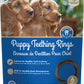 N-Bone Puppy Teething Rings Peanut Butter Flavor Dog Treat, 6 Count Bag, 7.2-oz