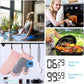 Leumoi 24 Pcs Digital Kitchen Timers Bulk Small Magnetic Timer On/Off Switch Minute Second Count up Countdown Loud Alarm for Classroom Cooking Baking(Blue)