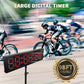 RGB 7 Colors LED Race Clock with Tripod for Running Events,Countdown Clock,Count UP,Stopwatch,with Remote Control and APP Control