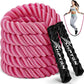 HPYGN Jump Rope, Weighted Jump Rope for Men women, 2.8lb 3.8lb 5lb Heavy Skipping Rope for Exercise, Adult Jumpropes for Home Workout, Improve Strength and Building Muscle,Total Body Workout Equipment