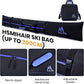 Ski Bag and Boot Bag Combo,Padded Ski Bag Set for Air Travel,Snow Ski Bags for Adults,Water- resistant Ski Boot Bag Fits for Skis Up to 200 CM and Boots Up To Size US13