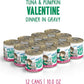 Weruva BFF Minced Natural Wet Cat Food, Tuna and Pumpkin Valentine in Gravy, 10oz Can, Pack of 12