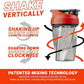 HELIMIX 1.5 Vortex Blender Shaker Bottle Holds Upto 20oz | No Blending Ball or Whisk | USA Made | Portable Pre Workout Whey Protein Drink Shaker Cup | Mixes Cocktails Smoothies Shakes | Top Rack Safe