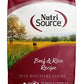 NutriSource Dog Food, Made with Beef and Brown Rice, with Wholesome Grains, 30LB, Dry Dog Food
