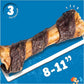 Jack&Pup 8-11” Twist Shin Bones, Roasted Meaty Beef Bone for Dogs – Long Lasting Natural Dog Bones, Big Dog Bone for Large Dogs (3 Pack)