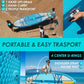 MOUSA 10‘8/11'×35" Extra Wide Inflatable Stand Up Paddle Board, Stable Paddleboard SUP for 2 People/Family, Anti-Slip Full EVA Deck, 3 Handles, 100L Backpack, All-Round Sup Board, Big Fin