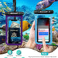 Hiearcool Universal Waterproof Phone Pouch, Dry Bag Compatible for iPhone 17 16 15 14 13 Pro Max XS Plus Samsung Galaxy S22 Cellphone Up to 8.3", IPX8 Water Proof Cell Phone Case for Beach-2Pack