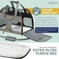 Katziela Rolling Pet Carrier - Airline Compliant with Removable Wheels - TSA Approved for Small Dogs and Cats - Soft FAA Travel Airplane Underseat Wheeled Luggage