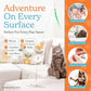 Interactive Cat Toys for Indoor Cats Suction Cup Cat Toys for Indoor Cats Bird Hunting Slefplay Simulation for Kitten Flying Bird Toy Feather Wand Attachments