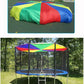 6.5ft/10ft/12ft/13ft/16.4ft/20ft Rainbow Parachute for Outdoor Party Games, Kids Play Parachute Group Cooperative Team Game Toys, Family Get-Together Entertainment